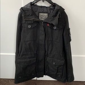 Black Levi hooded jacket